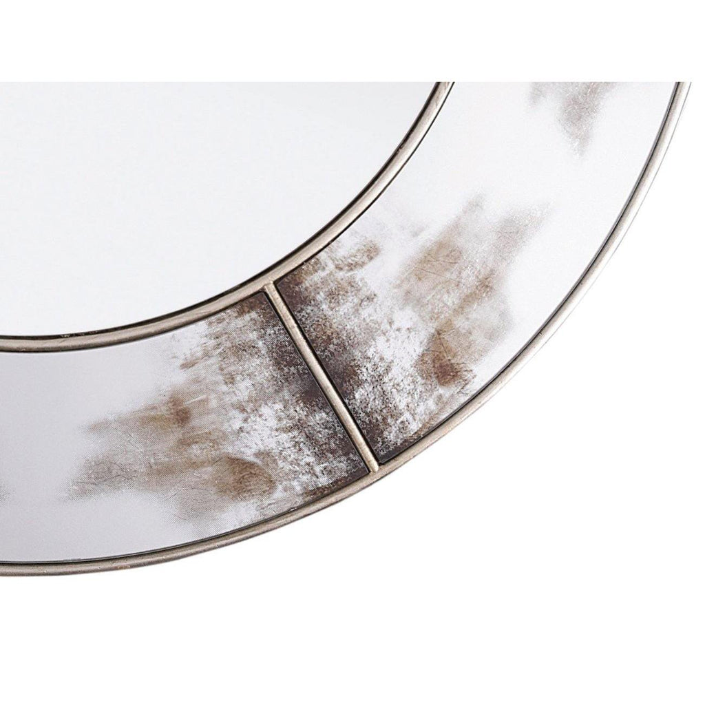 Zahra Mirror Round - HUA086 (Please see shipping details* below) - Mindy Brownes Interiors - Genesis Fine Arts 