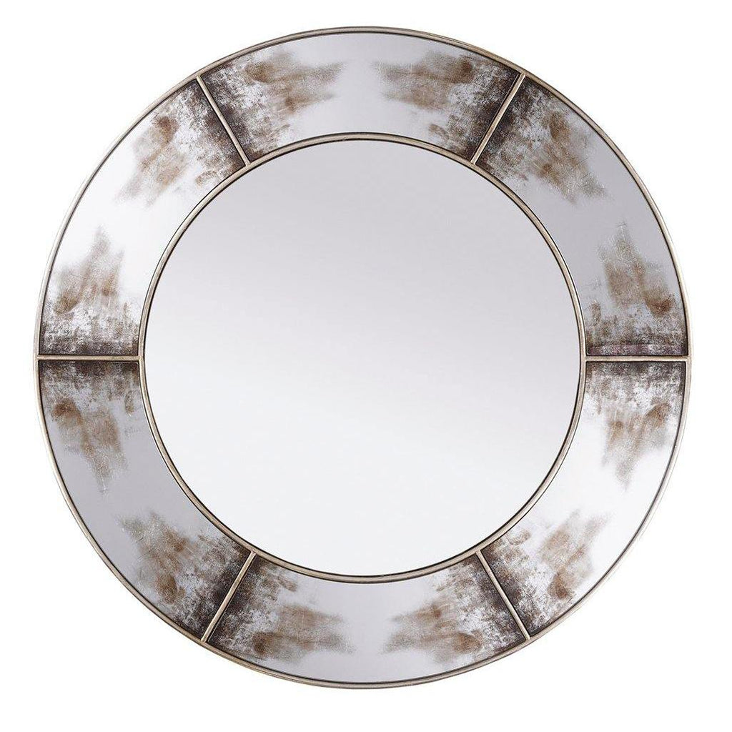 Zahra Mirror Round - HUA086 (Please see shipping details* below) - Mindy Brownes Interiors - Genesis Fine Arts 