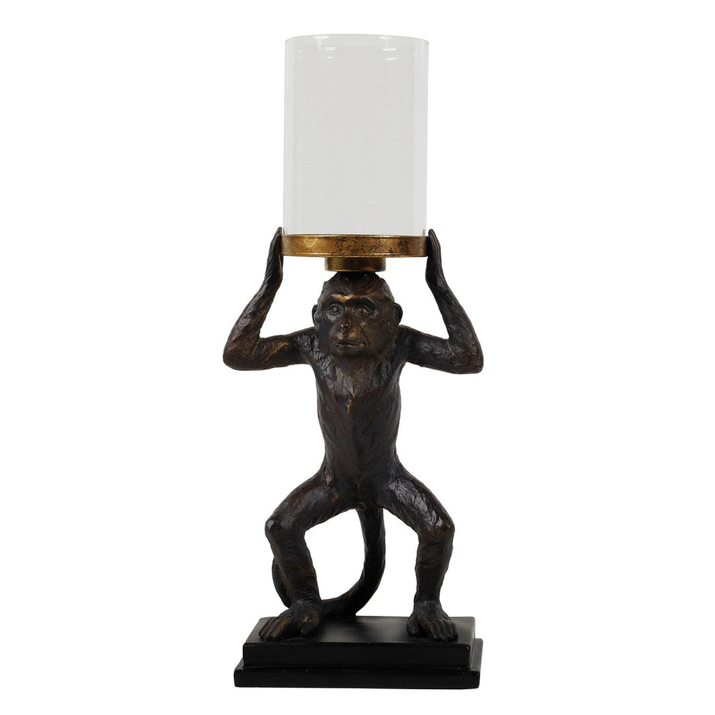 Monkey Candle Holder (SDA019) - Mindy Brownes Interiors - Genesis Fine Arts 